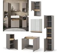 Meubles bain Marelle, 5 pièces, Grège, Vicco 47700
