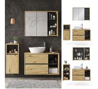 Meubles bain Viola, 3 parties, Chêne Artisan, Vicco 39709