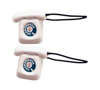 Meubles classiques pour maisons de poupées, téléphone vintage en bois, modèle miniature à collectionner, parfait pour un jeu créatif, téléphone antique en bois miniature pour maisons de poupées, rétro