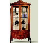 Meubles classiques vitrine style antique baroque rococo vitrine en verre salon en bois