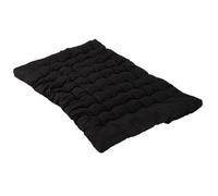 MEUBLES COSY Matelas futon portable pliable 2 places noir, 135x190x10cm - MICA