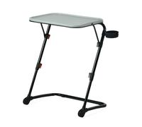 MEUBLES COSY Table d’appoint pliable pour ordinateur portable, bout de canapé réglable en hauteur avec plateau inclinable -