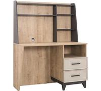 Meubles de chambre d'enfant Table d'ordinateur Marron Bois Table Étagères JVmoebel