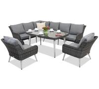 Meubles de jardin Bilbao Comida 7 Garden Point anthracite