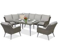 Meubles de jardin Bilbao Comida 7 Garden Point gris