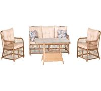 Meubles de jardin Ensemble de canapés Table Fauteuil Ensemble de sièges Véranda Tabouret 4pcs.