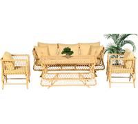 Meubles de jardin Ensemble de canapés Table Fauteuil Table de salon Véranda Canapé 4pcs