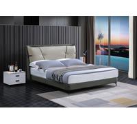 Meubles de luxe Lits Lit double Chambre à coucher Lit double Beige Aménagement hôtelier
