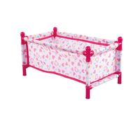 Meubles De Maison De - Lit À Cadre en Acier De 45 Cm, Panier À Matelas Miniature en Tissu | Jouets De Développement des Compétences De Soins De L'imagination pour Les Tout-Petits, Activités en