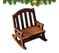 Meubles de Maison de Miniature - Chaise en Bois pour câsse de poupées | Accessoires pour Meubles en Bois à l'échelle 1:12 | Mini Maison de poupées pour décoration et présentations de Ma