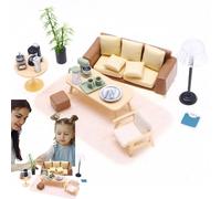 Meubles de Maison de,Mobilier de Chambre Miniature pour Maison de - Décorations de Bureau ou Étagère en Mobilier Miniature, Décoration Intérieure pour Espaces Miniatures