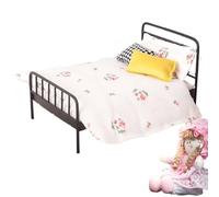 Meubles de Maison de - Modèle de Matelas Vintage 1 + 12 Échelles | Ensemble de Meubles de Petite Poupées | pour et Adolescents Jeu Fantaisie