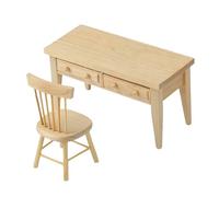 Meubles de maison de - Table et chaises - Accessoires de maison de à l'échelle 1 12 - Jouet de rôle pour - Jardins de contes de fées - Maquette architecturale - Accessoires photo