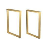 Meubles de Meubles en métal Ensemble de 2 Black White Gold Fer Whited Fer Table Café Caute de Banc de Banc pour Les Tables Les Plus Lourdes 30 cm / 11,8 Pouces Gold Mots