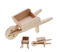 Meubles De s Miniatures - De La Salle Vintage, Jouet De Chariot en Bois | Accessoire De Scène Magique pour La Table De Jardin, Configuration du Terrain D'histoire, Minuscules Pièces De