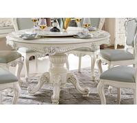 Meubles de salle à manger baroques classiques Ensemble de chaises de table Groupe de 7 pièces
