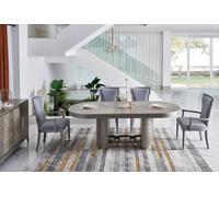 Meubles de salle à manger haut de gamme style hôtel Ensemble complet table 6 chaises