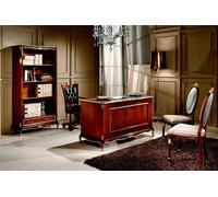 Meubles en bois Bibliothèque classique de style baroque avec 1 tiroir et des étagères