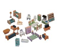Meubles en Bois pour Maison De - Accessoires pour Ensemble De Jeu Miniature | Petit Mobilier De Jeu,pour De Rôle à La Maison en Classe en Voyage Maternelle Garderie Fête