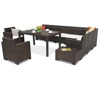 Meubles en résine tressée Nebraska Comida Max 9 Bica marron