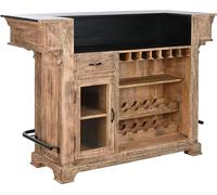 Meubles home esprit bar métal bois de poignée 152 x 61 x 107 cm