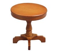 Meubles miniatures en bois 1:12 Table d'appoint ronde vintage maisons de poupée mini meubles de poupées décorations accessoires maisons de poupée décorations de scène de salon