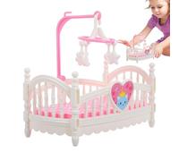 Meubles Miniatures pour Maison De - Petit Lit - Accessoires de Simulation Décorations Créatives Jeu d'Imitation pour Familles Décoration Chambre Nursery Jeu Symbolique Éveil Imagination