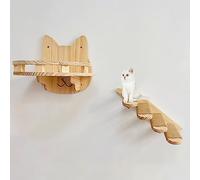 Meubles muraux for Chats, étagères murales for Chats, hamac, escaliers, Plateforme de Saut for Dormir et Jouer(Set1)