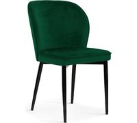MEUBLES PAWS ALINE vert seau moderne chaise rembourrée pour salon, restaurant, cuisine, chaise de restaurant, chaise de cuisine, velours