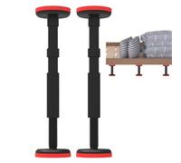 Meubles que les poteaux d'extension anti-pointe ensemble de poteaux au niveau des tremblements de terre réglables de 18 à 45 cm, type de tension fixe fort, support idéal pour meubles de salle de bain