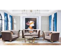 Meubles rembourrés exclusifs 32 places Canapé Garniture 2 pièces Designer Wohnlandschaft