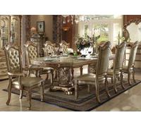 Meubles table + 8x chaises ensemble salle à manger bois complet baroque rococo Nouveau