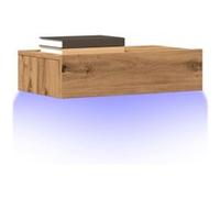 vidaXL Meuble TV 2 pièces 856346 – chêne artisanal avec éclairages LED