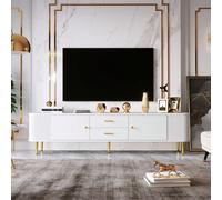 Meubles TV et centres de divertissement Ce meuble TV moderne a été conçu dans un souci de et d'élégance. Avec son plateau arrondi et ses côtés incurvés, il est parfait pour les foyers avec enfants et