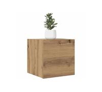 vidaXL Meubles TV muraux 2 pièces chêne artisanal 30,5x30x30 cm Multicolore