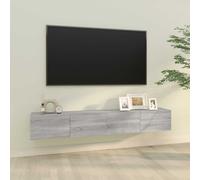vidaXL Meubles TV 2 pcs Sonoma gris 100x30x30 cm Bois d'ingénierie