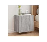 Meubles TV muraux 2pcs sonoma gris 40,5x30x40cm bois ingénierie836907