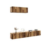 Meubles TV muraux 3 pcs vieux bois 100x30x30 cm bois ingénierie 3329007