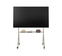 Meubles TV Nordiques Meuble TV Design De Luxe En Acier Inoxydable Avec Panneau Perforé De Rangement For Demeures Du Moyen-Orient Meubles De Salon.(Crystal wheel)