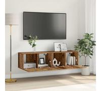 Meubles TV Suspendus Muraux Armoire de Télévision 2 pcs Chêne Sonoma vidaXL