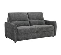 Meubletmoi Canapé 2 Places Convertibles L. 190 cm en Tissu Doux Gris avec Système Rapido et Matelas 140 x 190 cm - Design Contemporain - John