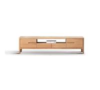 MeubleTV pour Chambre À Coucher 200CM Console Minimaliste en Bois Massif, Meuble Bas Moderne pour Petit Salon, Mobilier de Rangement Adapté aux Hôtels Meubles De Salon
