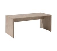 Meublorama Bureau Professionnel 180cm Coloris chêne Clair Collection Yukon