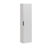 Meublorama Colonne Salle de Bain NOXERA - 1 Porte - Coloris Blanc Mat - Hauteur 140 cm - À Suspendre