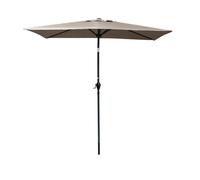 Meublorama Parasol inclinable rectangulaire taupe 135x210cm