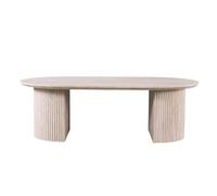 Meublorama Table Basse VAGOS - Coloris chêne Clair - Table Basse rectangulaire 120x70 cm - MDF - Design Naturel et Moderne