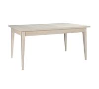Meublorama Table Malmo 160 cm Coloris chêne Sonoma - pour 6 Personnes