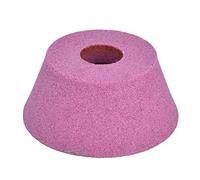 Meule à coupelle évasée, meule abrasive en forme de bol en oxyde d'aluminium chromé pour le meulage d'outils, disque de meulage pour acier trempé, engrenages et outils de coupe (Corindon chromé 100#)