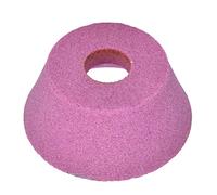 Meule à coupelle évasée, meule abrasive en forme de bol en oxyde d'aluminium chromé pour le meulage d'outils, disque de meulage pour acier trempé, engrenages et outils de coupe (Corindon chromé 46#)