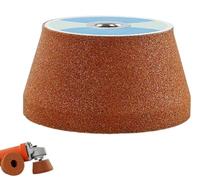 Meule à métaux en corindon blanc ultra-résistante, tête de meule pour filetage, décapage puissant, meulage lisse